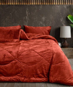 LINO ΚΟΥΒΕΡΤΟΠΑΠΛΩΜΑ NEW FERRY EMB 220X240 BURGUNDY