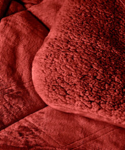 Alternative view of LINO ΚΟΥΒΕΡΤΟΠΑΠΛΩΜΑ NEW FERRY EMB 220X240 BURGUNDY