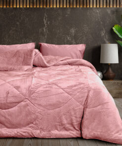 LINO ΚΟΥΒΕΡΤΟΠΑΠΛΩΜΑ NEW FERRY EMB 220X240 DPINK