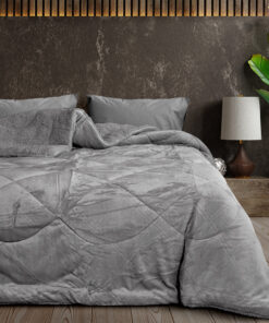 LINO ΚΟΥΒΕΡΤΟΠΑΠΛΩΜΑ NEW FERRY EMB 220X240 GREY