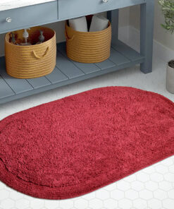 LINO ΠΑΤΑΚΙ ΜΠΑΝΙΟΥ REDONDO BORDEAUX 50X80