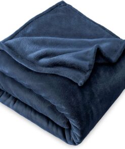 SanteLinen Κουβέρτα Υπέρδιπλη Flannel Blue 4