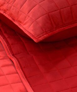 SanteLinen Κουβερλί Square Υπέρδιπλο Red 5